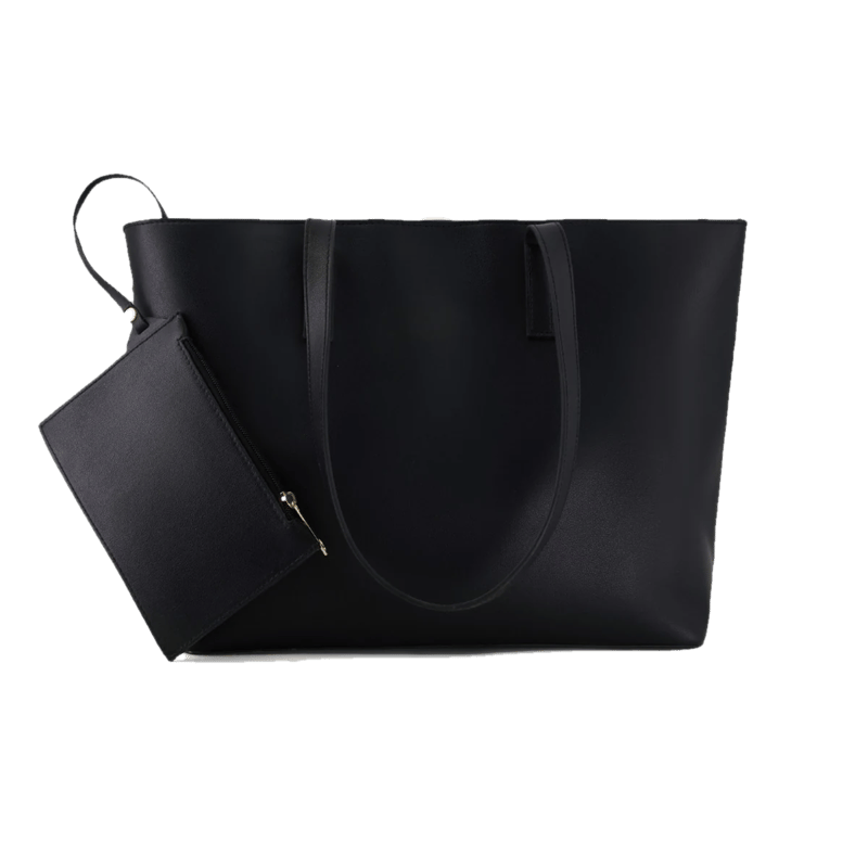 Signature Tote in Matte Onyx by Initials by ANNA